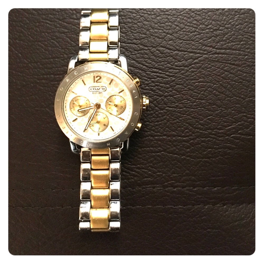 Authentic Coach watch . Needs new battery .